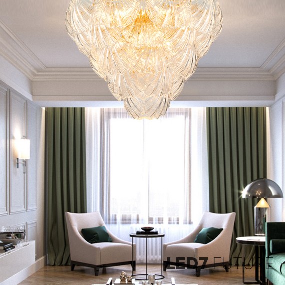 Ritz - Clear Shell Chandelier